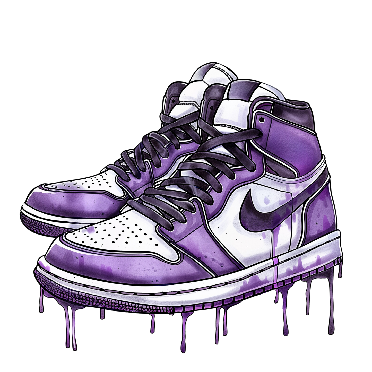 Purple Shoe Drip