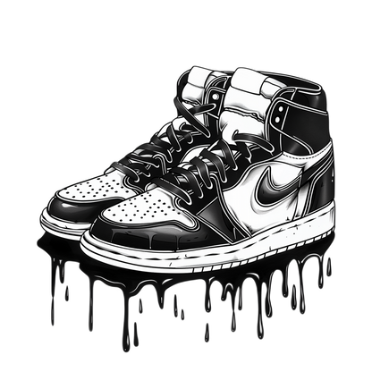 Black & White Shoe Drip