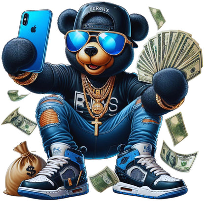 Teddy Holding Money